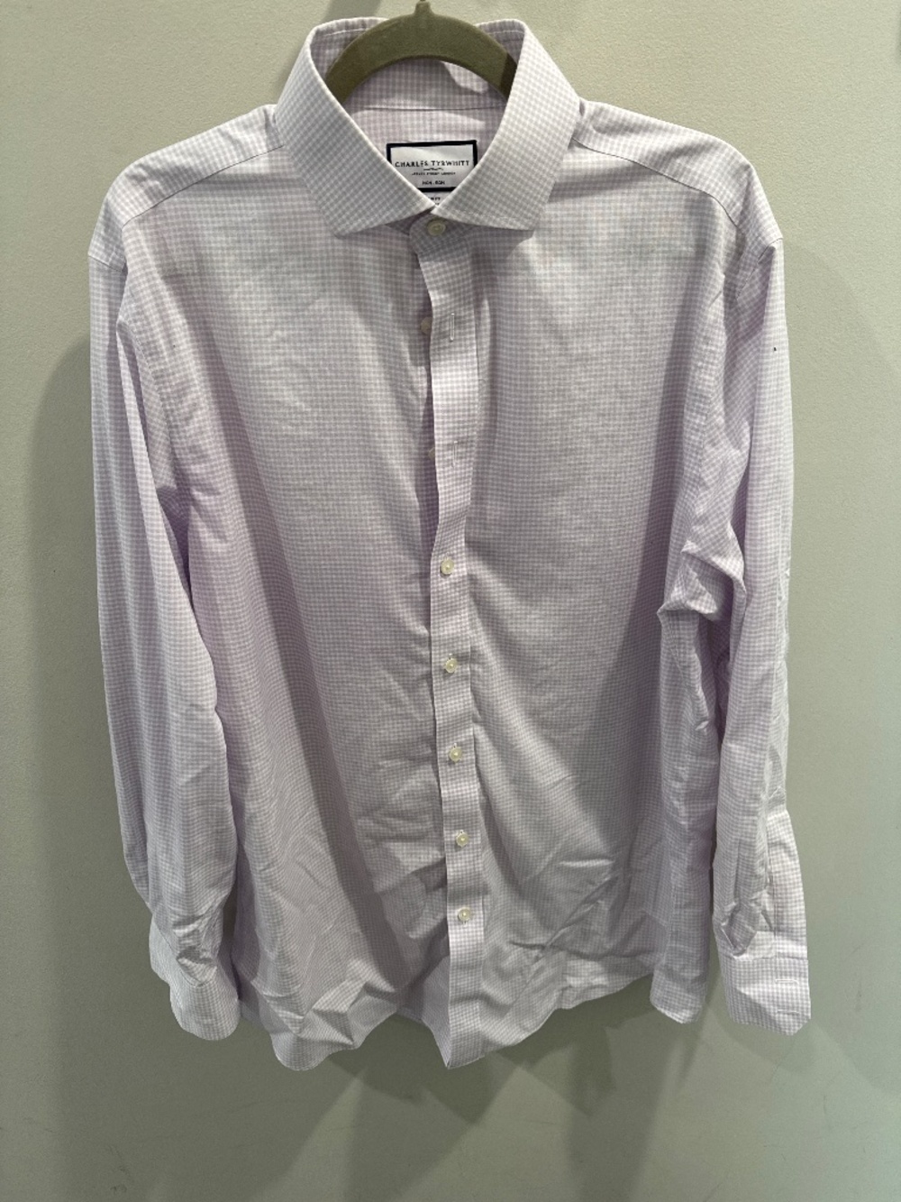 Slim fit non-iron dress shirt